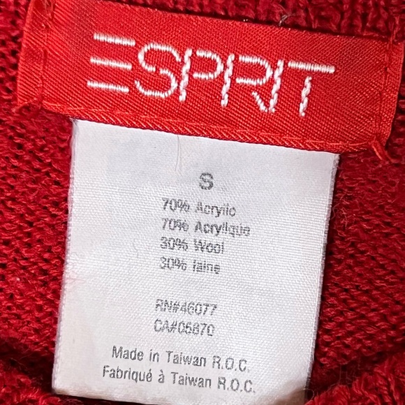 Vintage Women’s Small Ski-Inspired Esprit Sweater - Picture 5 of 5